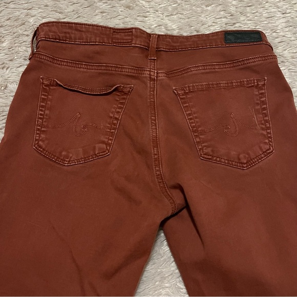 Ag Adriano Goldschmied the legging ankle rust colored jeans 28 - - Picture 3 of 10
